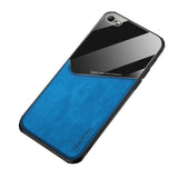 Apple iPhone 7 / 8 / SE 2020/2022 Leather and Glass Shockproof Cover - Blue - Cover Noco