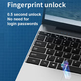 GXMO A156N 15.6’’ Windows 11 Laptop | Intel N95 Quad-Core | 16GB RAM | 512GB SSD | Fingerprint Unlock - NOCO