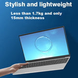 GXMO A156N 15.6’’ Windows 11 Laptop | Intel N95 Quad-Core | 16GB RAM | 512GB SSD | Fingerprint Unlock - NOCO