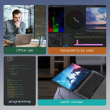 GXMO G15 Ryzen 7 15.6’’ Laptop 32GB RAM + 1TB Storage Radeon Graphics - Blackview