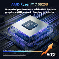 GXMO G15 Ryzen 7 15.6’’ Laptop 32GB RAM + 1TB Storage Radeon Graphics - Blackview
