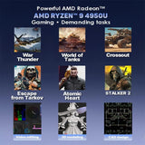 GXMO G16 Air Ryzen 9 15.6’’ Laptop 16GB RAM + 512GB Storage Radeon Graphics - Noco