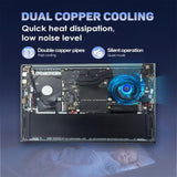 GXMO G16 Air Ryzen 9 15.6’’ Laptop 16GB RAM + 512GB Storage Radeon Graphics - Noco