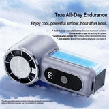 M69 Mini Handheld TEC Semiconductor Cooling Fan with Digital Display - Yesido