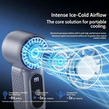 M69 Mini Handheld TEC Semiconductor Cooling Fan with Digital Display - Yesido