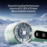 M69 Mini Handheld TEC Semiconductor Cooling Fan with Digital Display - Yesido