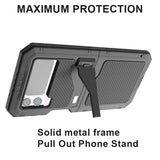 Samsung Galaxy Z Flip 4 Max Metal Armour Rugged Cover Strong Metal Frame - Cover Noco