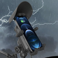 YF258 15W Wireless Charge Motorcycle Phone Holder | Shock Absorbing Mount - NOCO
