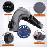 Heat and Vibration Therapy Shoulder Massaging Brace LED Touch Control Rechargeable - NOCO