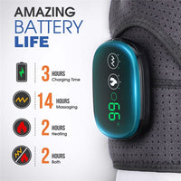 Heat and Vibration Therapy Shoulder Massaging Brace LED Touch Control Rechargeable - NOCO