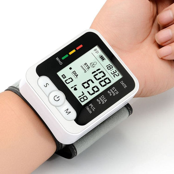 Wrist Fully Automatic Inflating Cuff Blood Pressure Monitor for Home Usage - NOCO