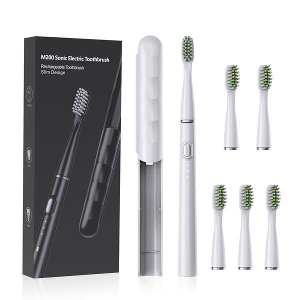 M200 Electric Toothbrush Waterproof Smart Timing 6 Heads - NOCO