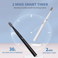 M200 Electric Toothbrush Waterproof Smart Timing 6 Heads - NOCO