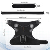 Heating Vibrating Shoulder Wrap with Magnetic Remote Controller - 5 Heat Levels | 5 Vibration Levels - Noco
