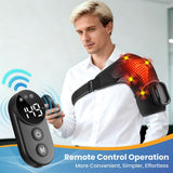 Heating Vibrating Shoulder Wrap with Magnetic Remote Controller - 5 Heat Levels | 5 Vibration Levels - Noco