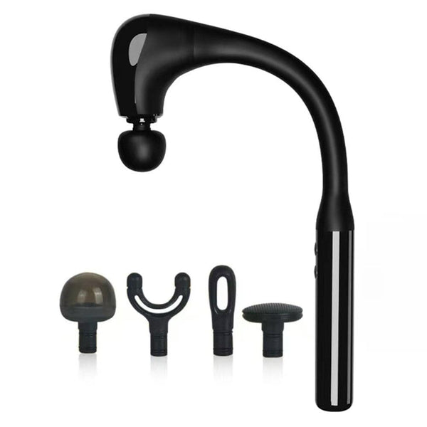 JAG4 Long Handle Cordless Massage Hammer Rechargeable 4 x Tips - Noco