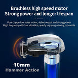 JAG4 Long Handle Cordless Massage Hammer Rechargeable 4 x Tips - Noco