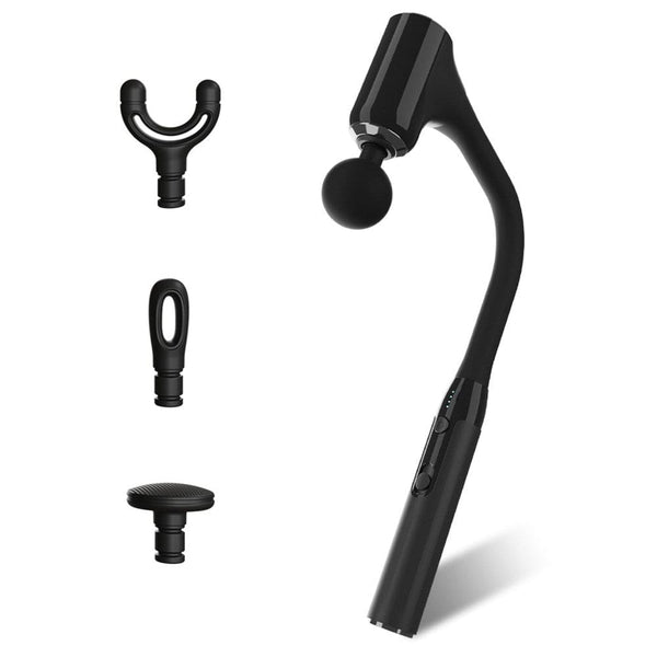 JAG5 Extendable Long Handle Cordless Massage Hammer Rechargeable 4 x Tips - Noco