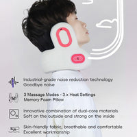 ST370 Neck Pillow with ANC Headphones Heat and Compression Therapy Massager Rechargeable - Noco
