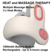 ST370 Neck Pillow with ANC Headphones Heat and Compression Therapy Massager Rechargeable - Noco