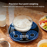 Yesido MG43 Smart Kitchen Scale 1 To 5000 Grams Range 4 Point Precision - Yesido