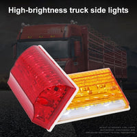 [2 PACK] LED S6001 24V Dual Brightness Bright Marker Lights with White Down Light for Trucks and Machinery - Automotive Noco