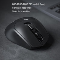 inphic DR01 Dual-Mode Bluetooth/RF Wireless Optical Mouse Rechargeable 1600DPI - Noco