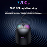Yesido KB32 Lightweight Gaming Mouse – USB Wired | RGB | 7200 DPI - Yesido