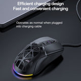 Yesido KB46 Tri-Mode Gaming Mouse – 2.4G Wireless Bluetooth & USB Wired | RGB - Yesido