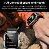 MT62 Rugged Outdoor Smart Watch | 2.01-inch Large Display | Massive 1000mAh Long Battery Life - Noco