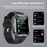 MT62 Rugged Outdoor Smart Watch | 2.01-inch Large Display | Massive 1000mAh Long Battery Life - Noco