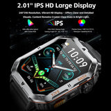 MT62 Rugged Outdoor Smart Watch | 2.01-inch Large Display | Massive 1000mAh Long Battery Life - Noco