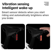 WEST BIKING SM1 Smart Bicycle Taillight | Smart Sensing Warning Light | USB Rechargeable - West Biking