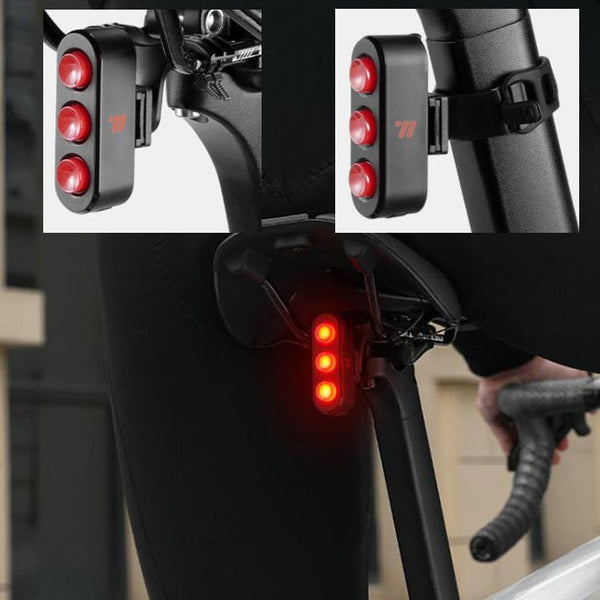 WEST BIKING SM1 Smart Bicycle Taillight | Smart Sensing Warning Light | USB Rechargeable - West Biking