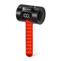 WEST BIKING SM2 Smart Brake Sensing Bike Tail Light | 180° Wide Angle LED | Digital Battery Display - West Biking