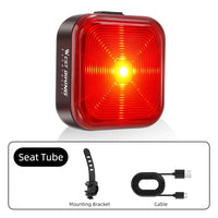 WEST BIKING SQ1 Rechargeable Waterproof Bike Taillight | High-Brightness | Seat Mount - West Biking