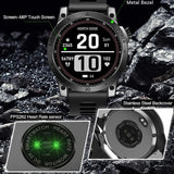 North Edge Cross Fit 3 AMOLED GPS Sports Smart Watch 5ATM Barometer Compass Fitness Recording - Black - watch North Edge