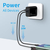 Northjo 25W PD/PPS/QC3.0 iPhone/Android Fast Charger NZ Approved Fast Charging - charger NOCO