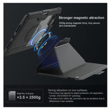 Apple iPad Pro 11 2024 Nillkin Rugged Backlit Keyboard Case | Heavy-Duty Detachable Folio Cover with Precision Touchpad - Nillkin