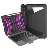 Apple iPad Pro 11 2024 Nillkin Rugged Backlit Keyboard Case | Heavy-Duty Detachable Folio Cover with Precision Touchpad - Nillkin