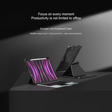 Apple iPad Pro 11 2024 Nillkin Rugged Backlit Keyboard Case | Heavy-Duty Detachable Folio Cover with Precision Touchpad - Nillkin