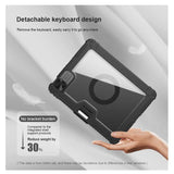 Apple iPad Pro 11 2024 Nillkin Rugged Backlit Keyboard Case | Heavy-Duty Detachable Folio Cover with Precision Touchpad - Nillkin
