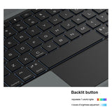 Apple iPad Pro 11 2024 Nillkin Rugged Backlit Keyboard Case | Heavy-Duty Detachable Folio Cover with Precision Touchpad - Nillkin