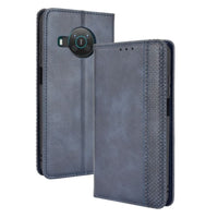 Nokia X10 / X20 Thatch Flip Phone Cover/Wallet with Card Slots - Blue - Cover Noco