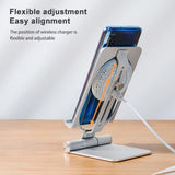 Nillkin 15W 2-in-1 Wireless QI Fast Charging Pad and Phone/Tablet Stand Adjustable Height - charger Noco