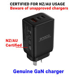 NOCO 65W GaN Fast Charger NZ Certified PD PD PPS QC3.0 - Up to 65W max - charger NOCO