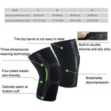 Nylon Sports Protective Gear Four-Way Stretch Knit Knee Pads - Noco