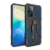 Oppo A57 4G / A57E / A57S Armor Rugged Protective Cover with Belt Clip/Stand - Blue - Cover Noco