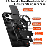 OPPO A6x 4G / 5G Camera Sliding Window Magnetic Shockproof Phone Cover - Noco