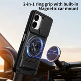 OPPO A6x 4G / 5G Camera Sliding Window Magnetic Shockproof Phone Cover - Noco